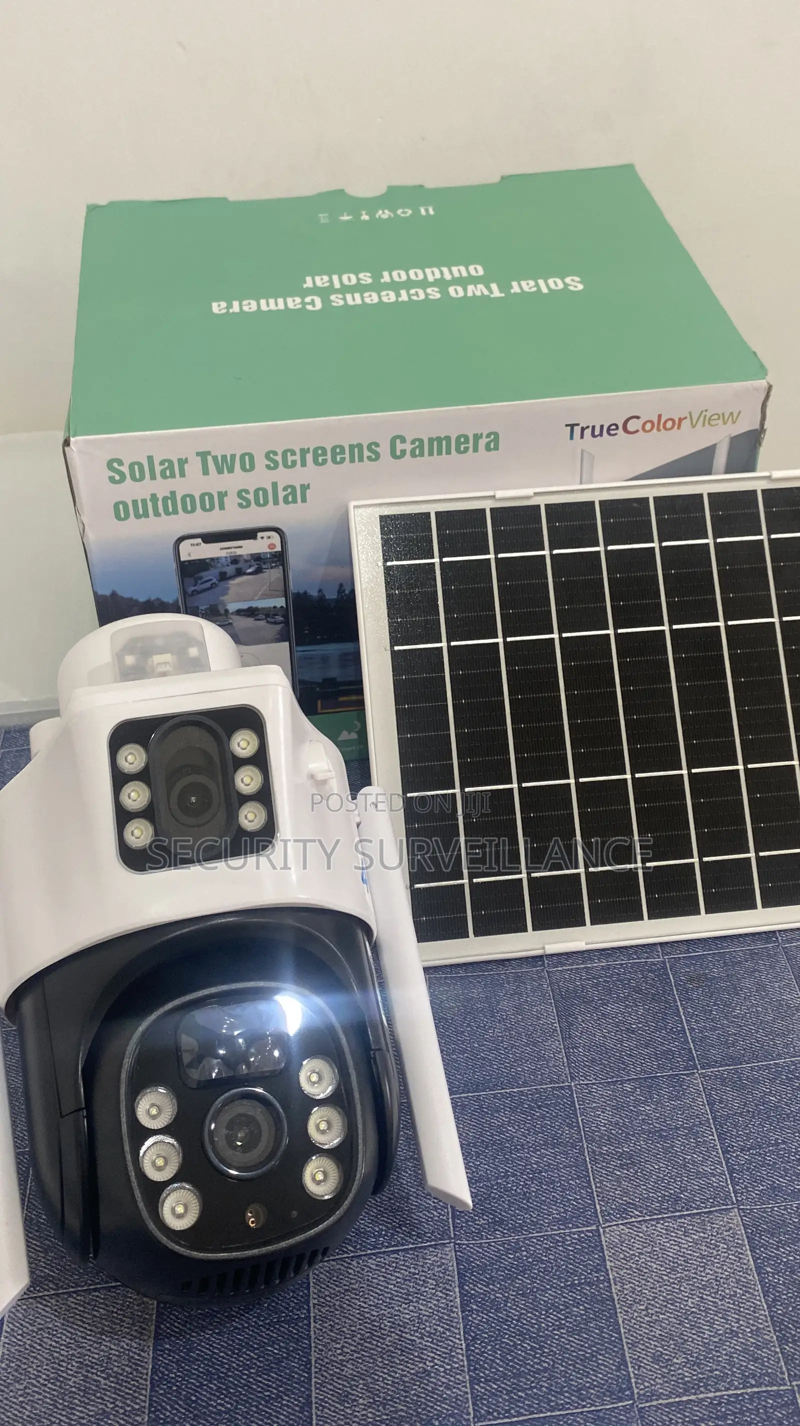 CCTV Solar Camera Dual Lens