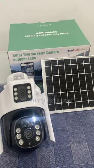 CCTV Solar Camera Dual Lens