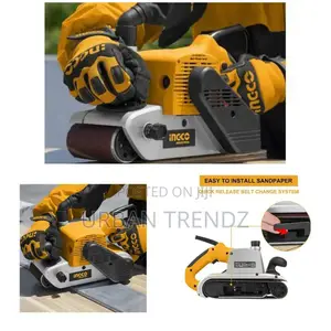 INGCO Belt Sander, 1200W Quick Release Belt Change System