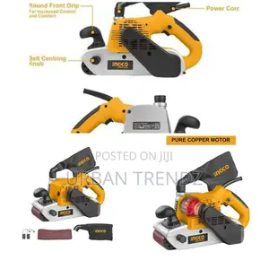 INGCO Belt Sander, 1200W Quick Release Belt Change System