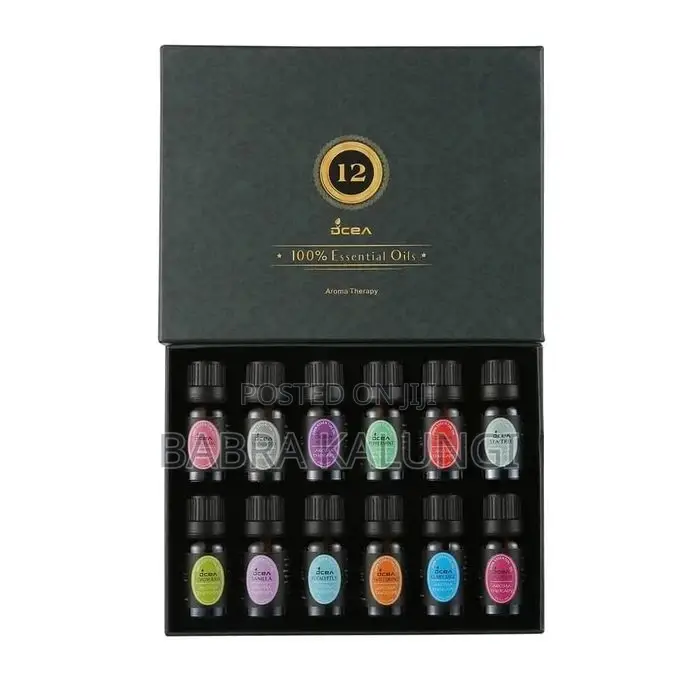 12 Pieces of Aromatherapy Essential Fragrance Oils 10ml