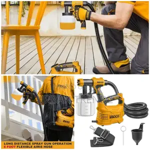 INGCO HVLP Floor Based Spray Gun 800ml - Orange