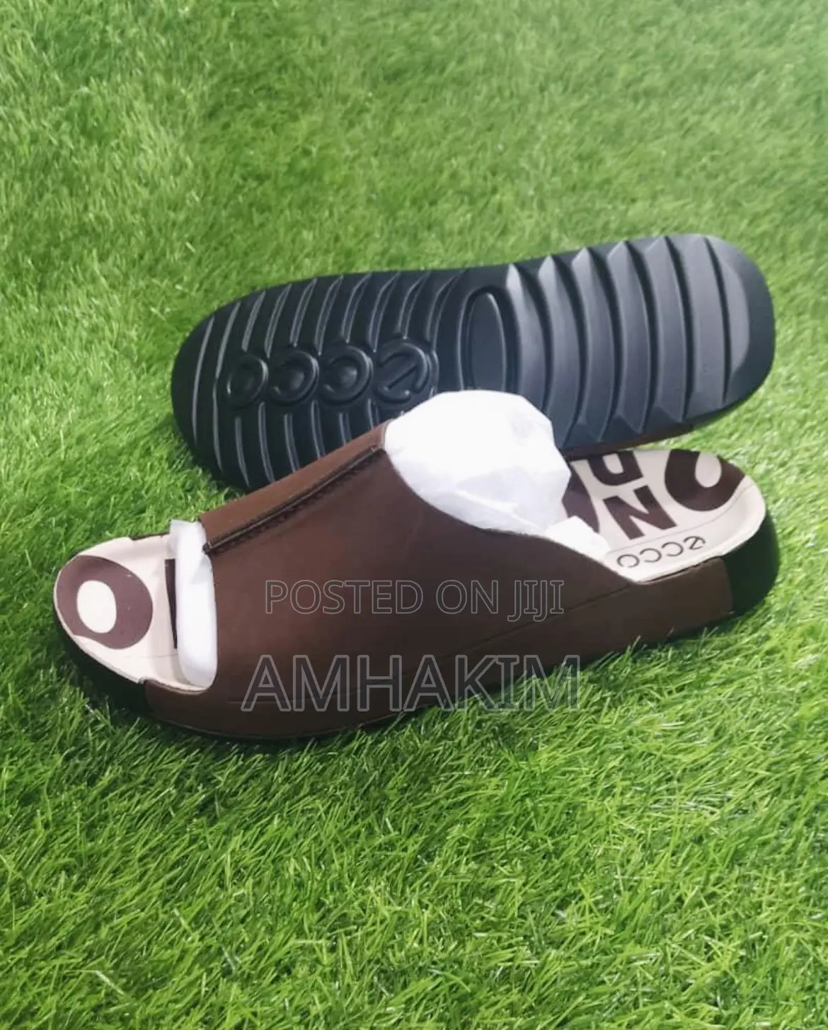 Classic Men’S Ecco Leather Sandals in Stock