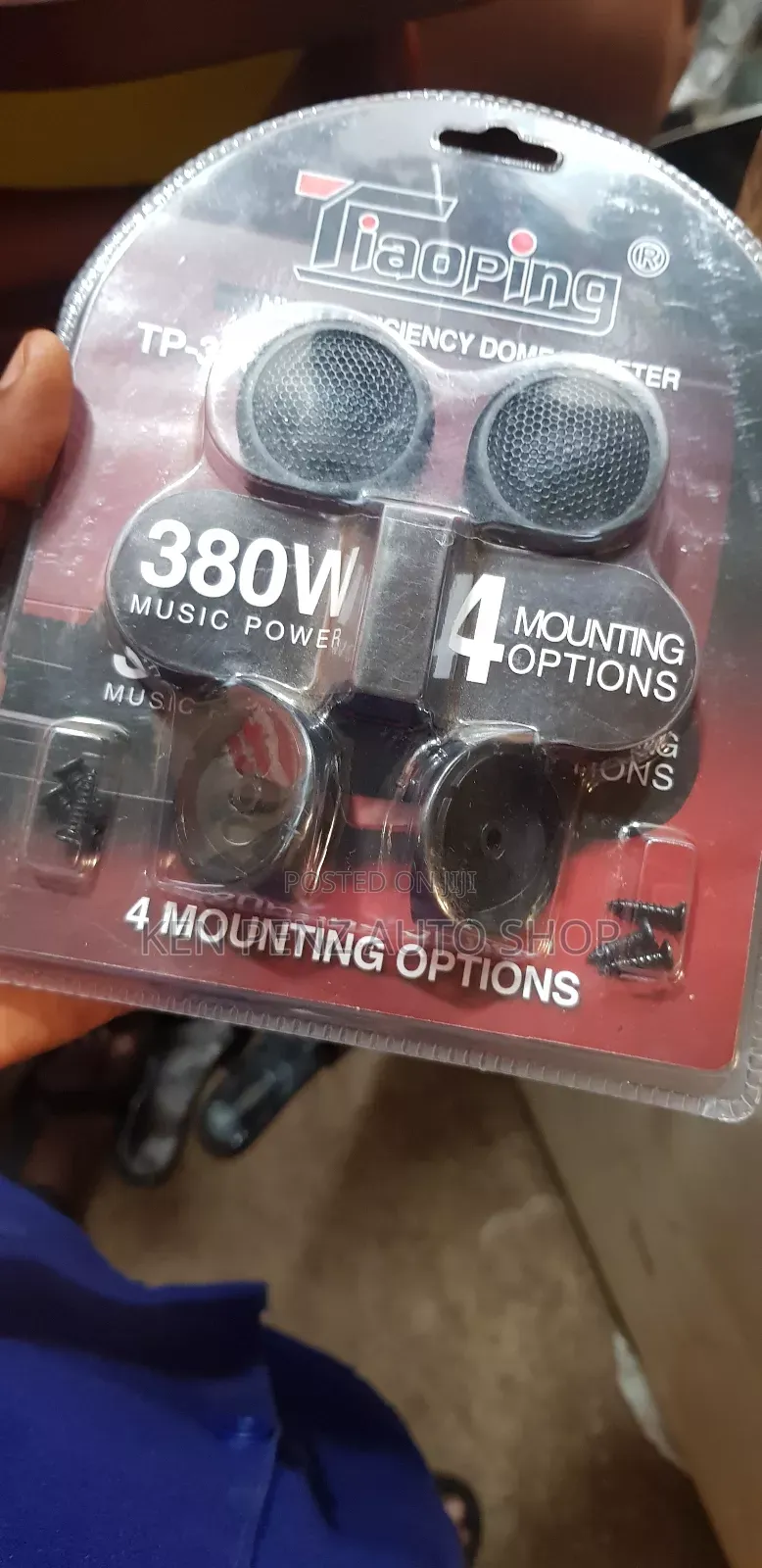 High Efficiency Dome Car Tweeter / Obusaasi
