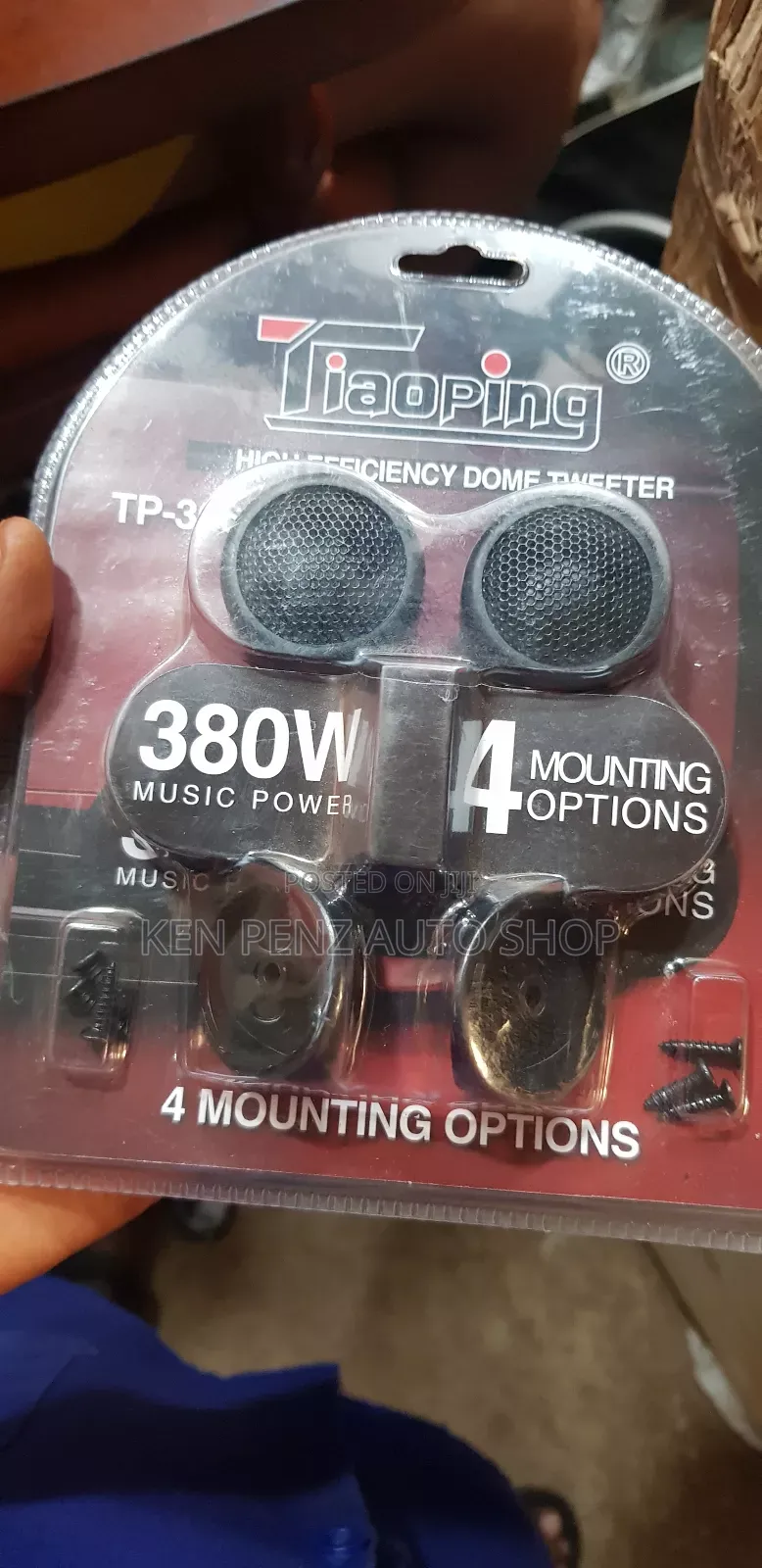 High Efficiency Dome Car Tweeter / Obusaasi