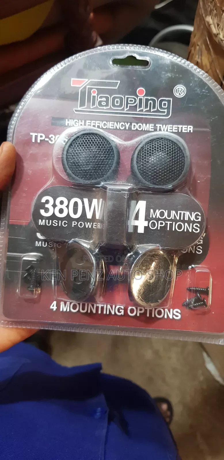 High Efficiency Dome Car Tweeter / Obusaasi