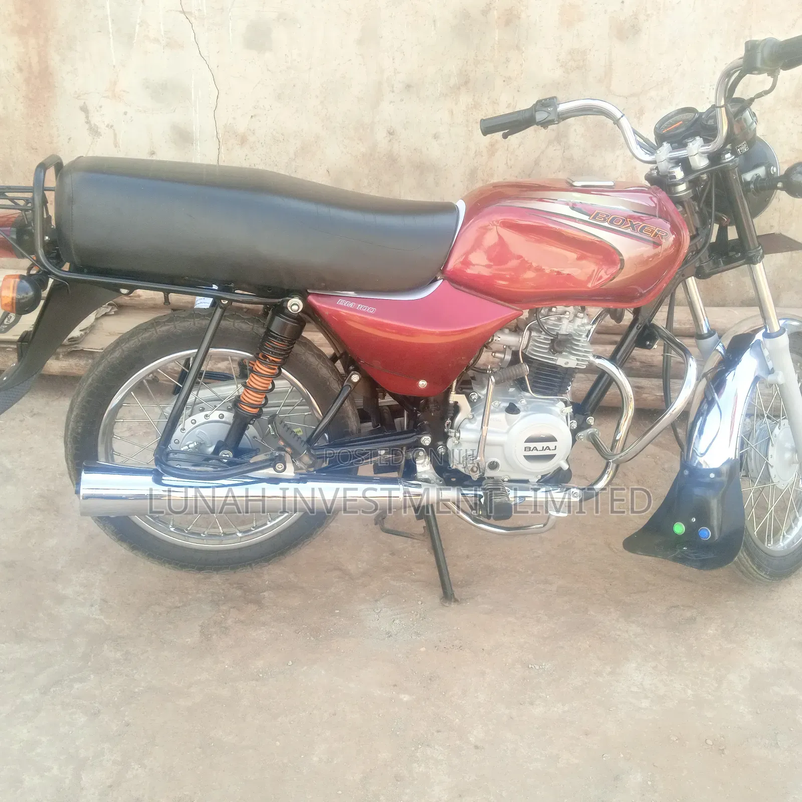 Bajaj Boxer 2024 Red in Nakawa Motorbikes & Scooters, Lunah