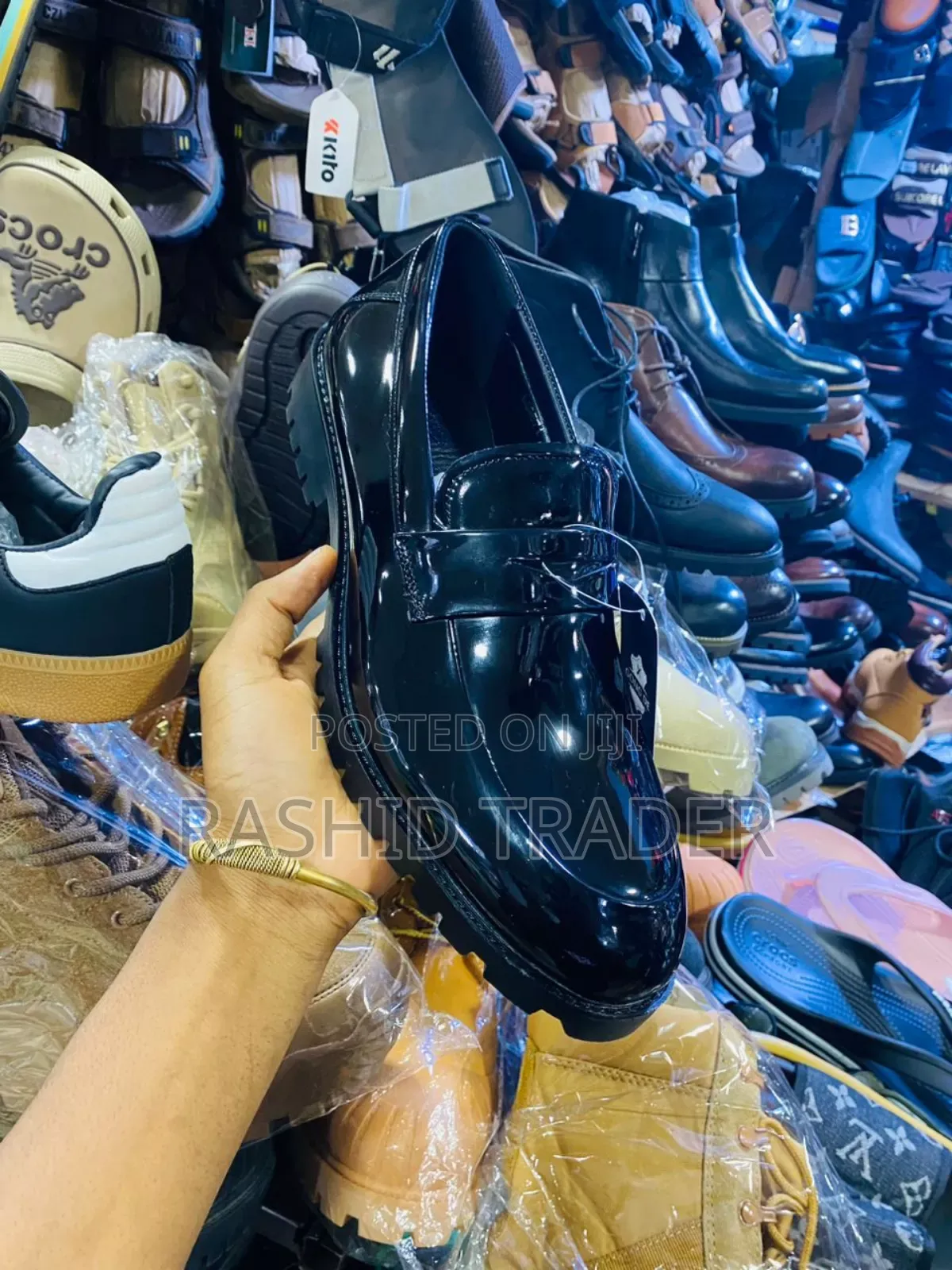 Men's Leather Black Shoes