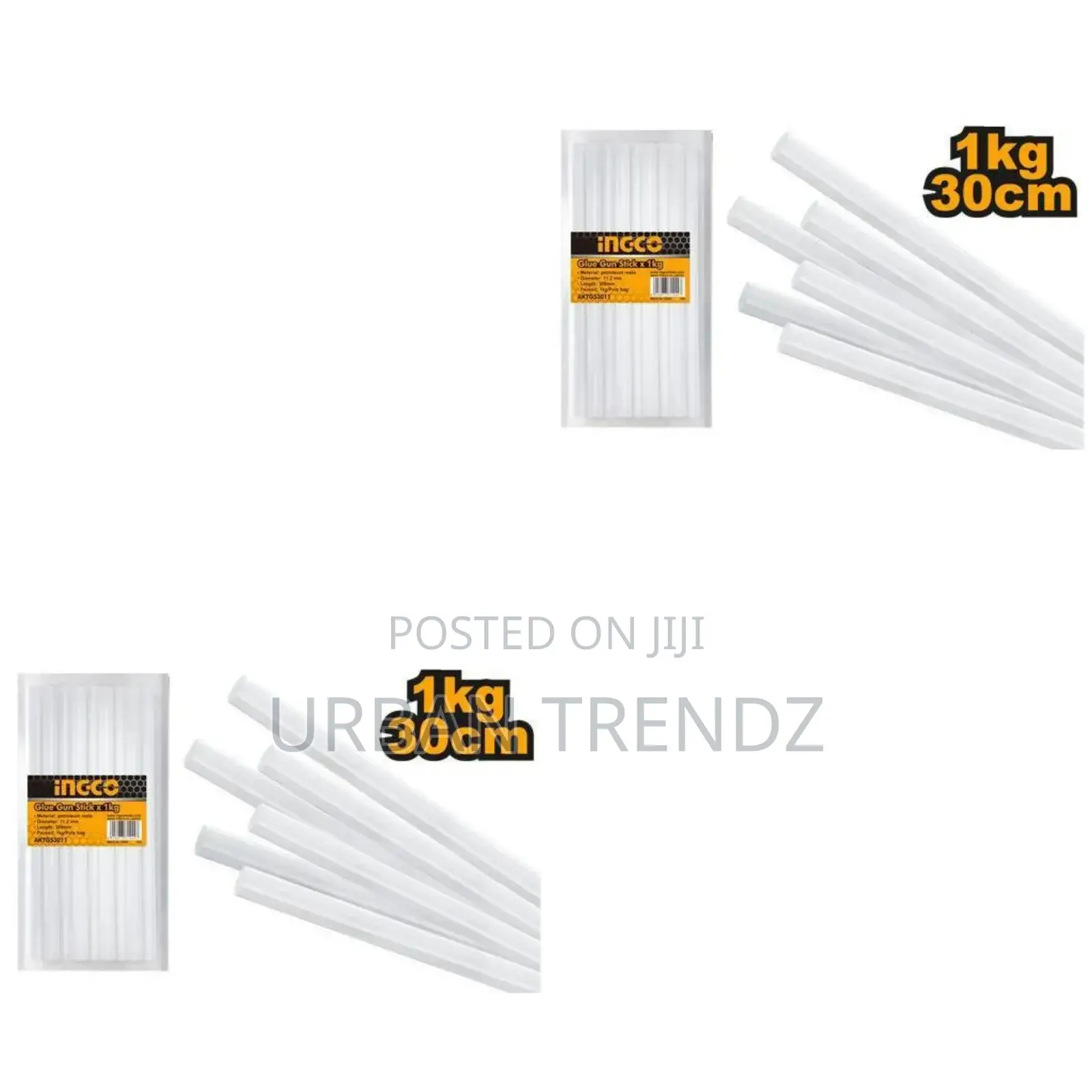 INGCO Big Size Glue Sticks 1kg Comprises 34pieces Gluesticks