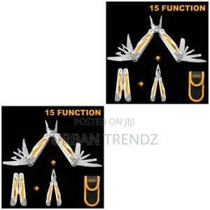 INGCO Foldable Multi-Function Tool - Orange / Silver