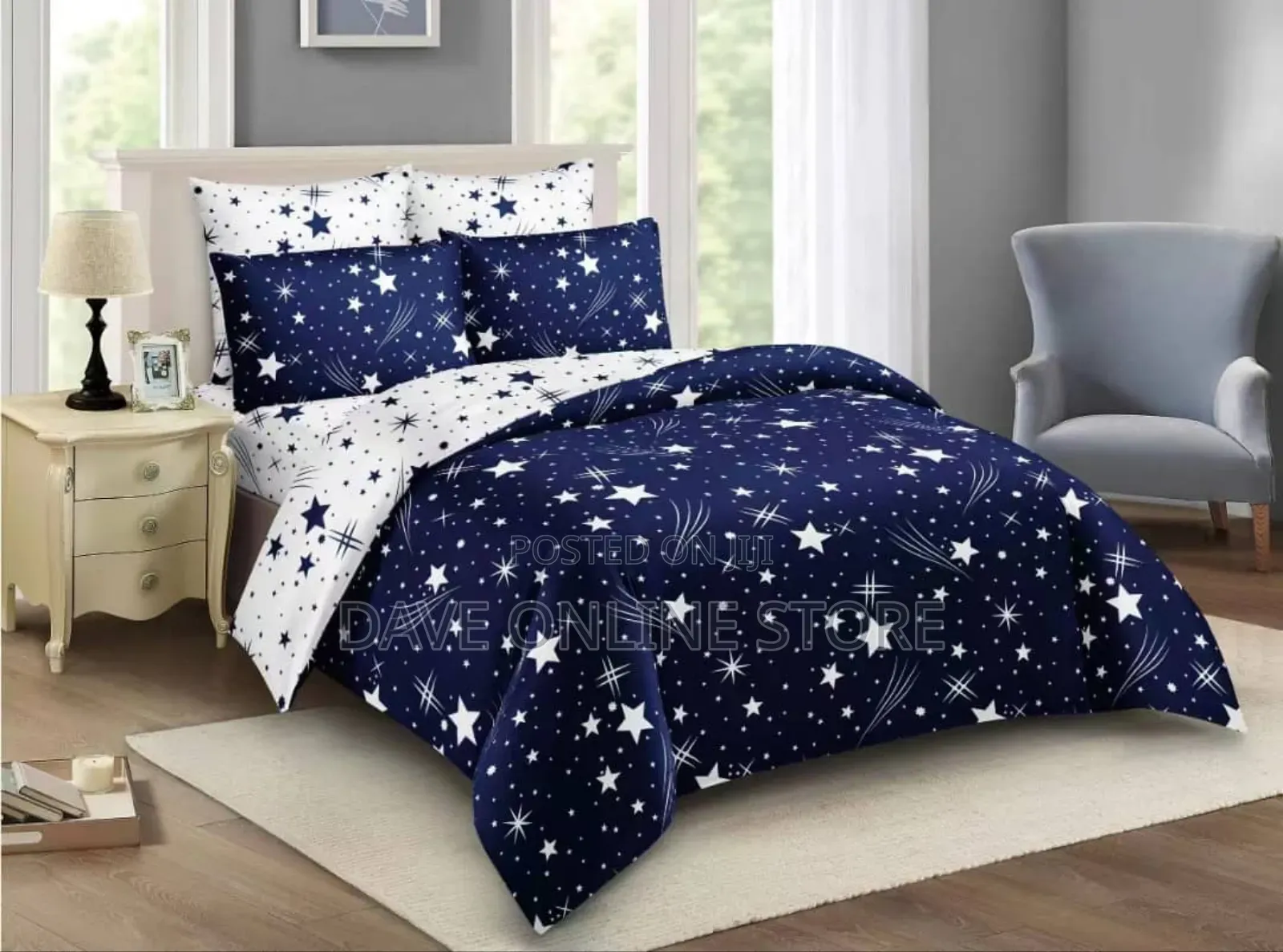 5x6 Bedcovers With a Bedsheet and Two Pillowcases