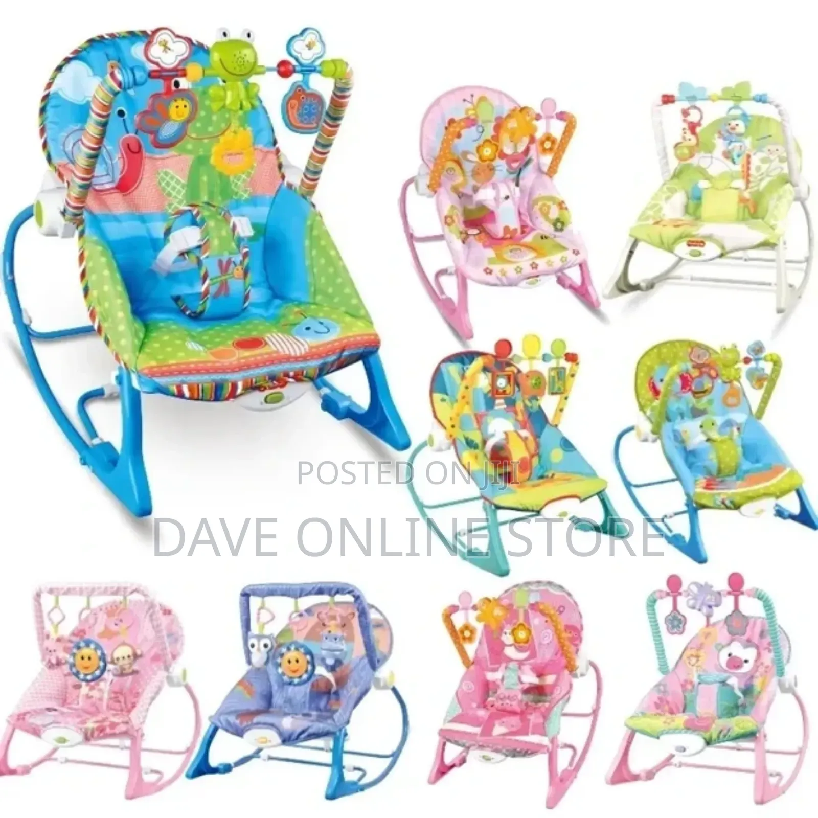 Baby Rocking Chair Cradle Swing Soothing Recliner