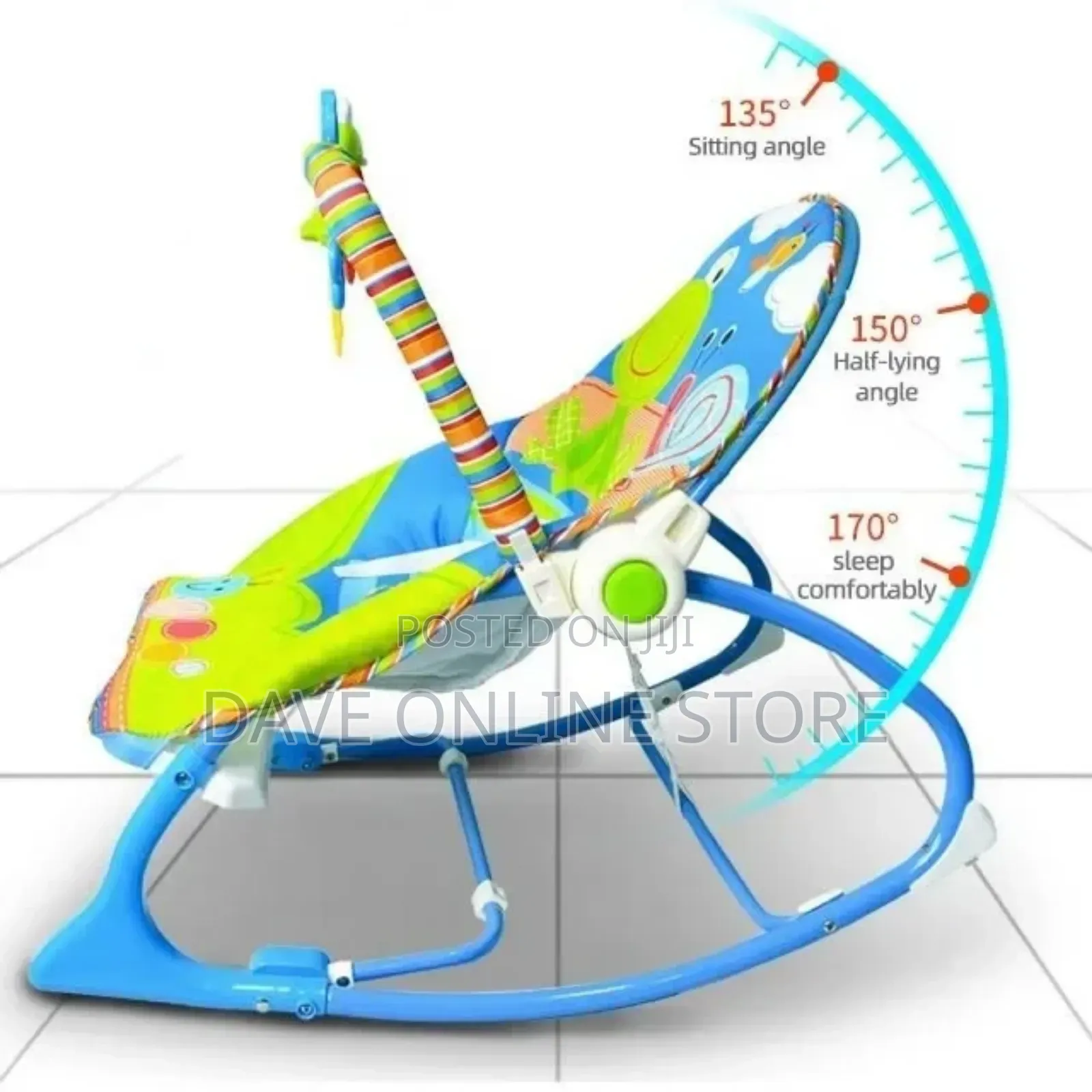 Baby Rocking Chair Cradle Swing Soothing Recliner