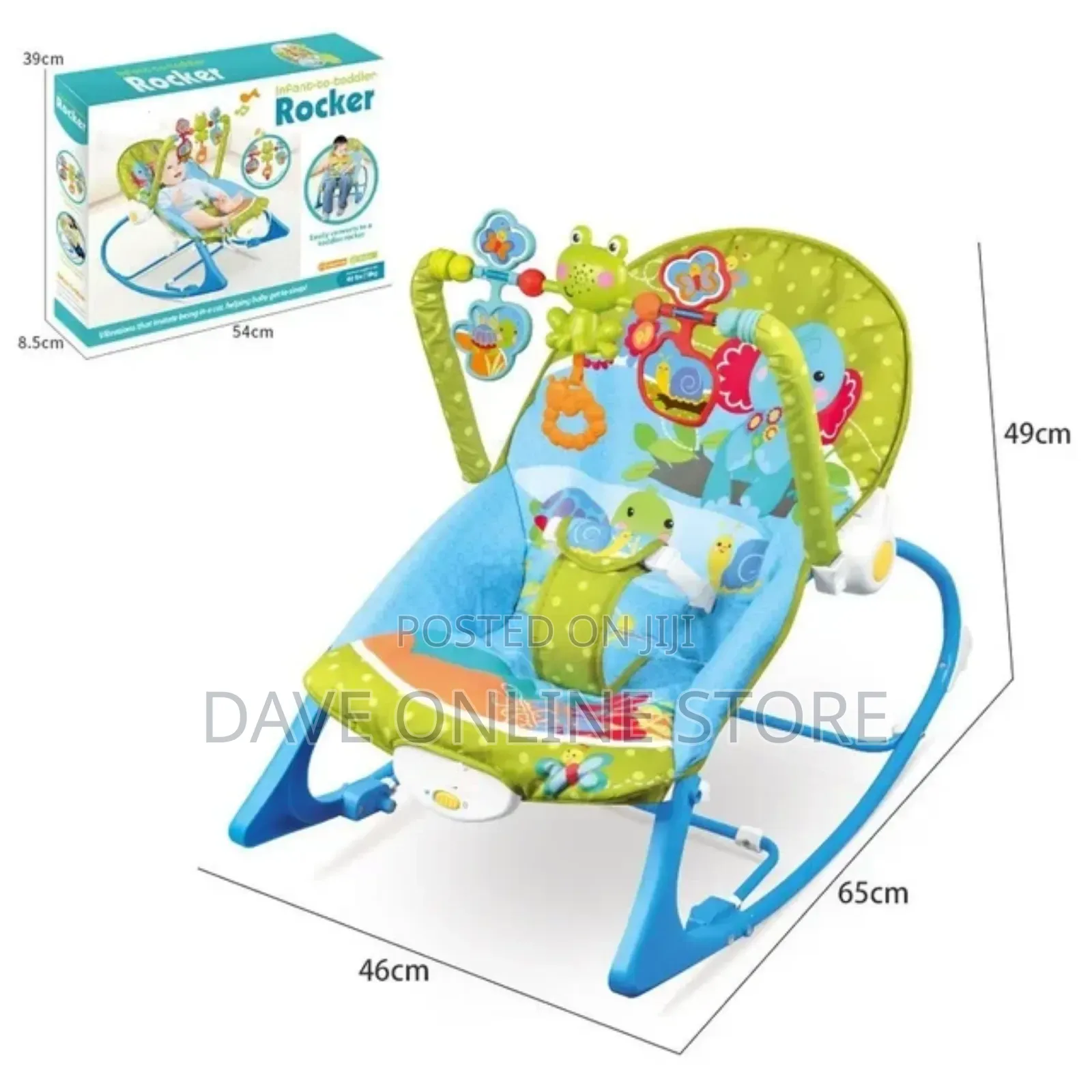 Baby Rocking Chair Cradle Swing Soothing Recliner