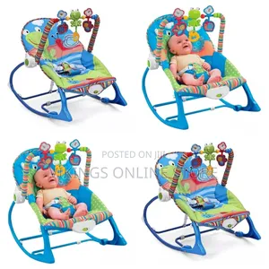 Baby Rocking Chair Vibrator Grows With Me Blue Color