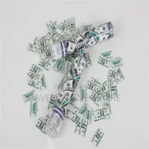 Money Paper Shooter Dollar Confetti Cannon Party Popper