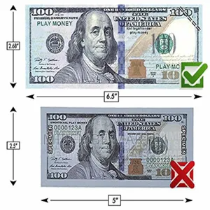 High Quality Money Paper Dollar Confetti Cannon Party Popper