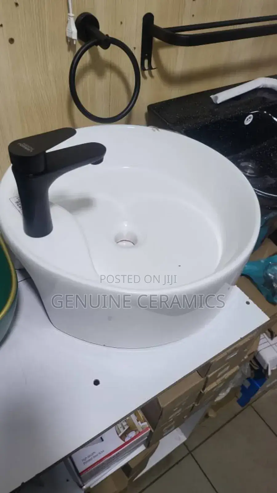 White Round Counter Basin
