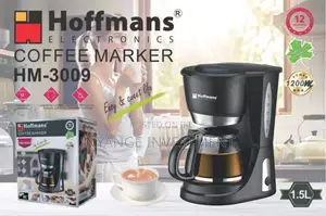1.5L Hoffmans Coffee Maker. Coffee Making Machine