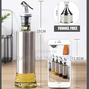 Olive Oil and Vinegar Dispenser Bottle Set )
