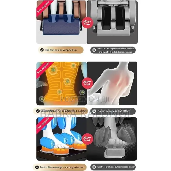Full Body Electric Capsule 3D Home Massage Sofa Chair,