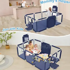 Children's Play Fenced Pen With Balls