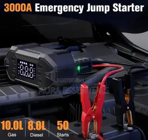 Green Keeper 2 in 1 Heavy Duty Car Battery Jump Starter