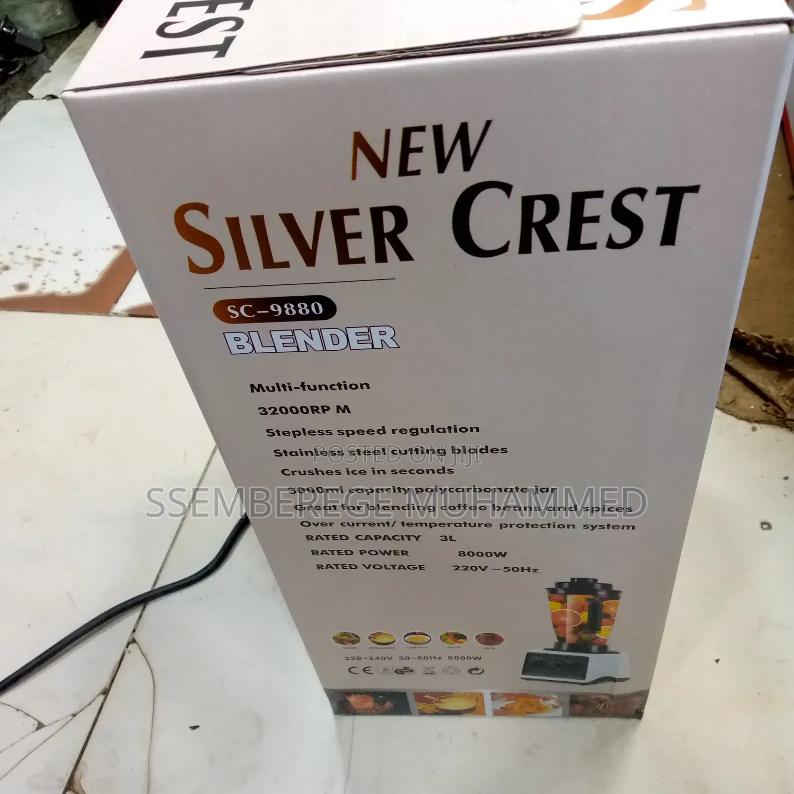 Blender Silver CRST