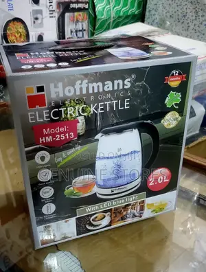 Hoffman Electric Kettle / Glass Pacolater of 2litres.