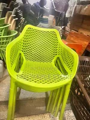 Restaurant Chairs Plastic Green