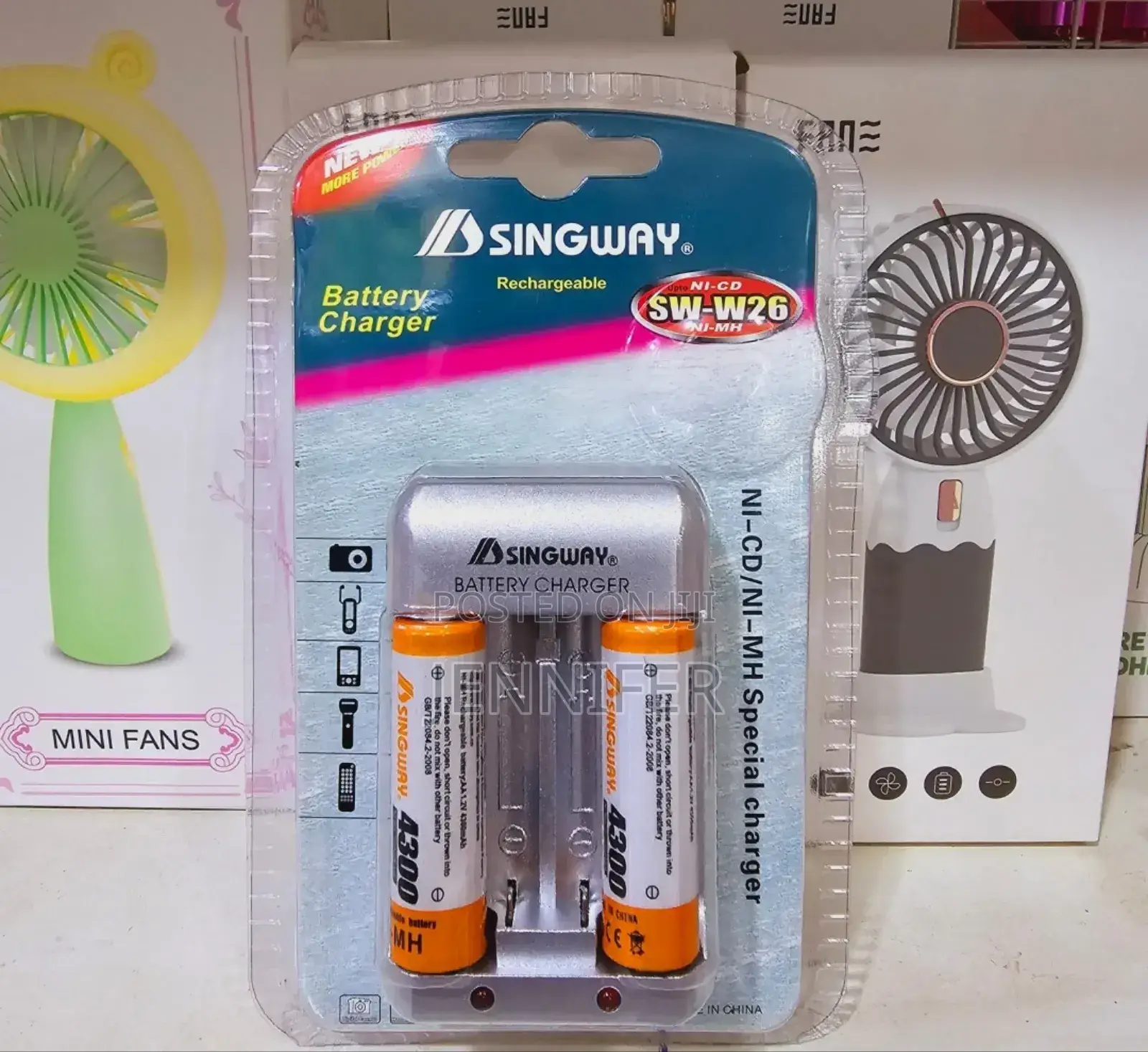 Double Singway Rechargeable Battery Charger