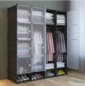 Classic 4 Columns Plastic Closet