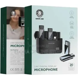 Green Lion 2 in 1 Wireless Microphone