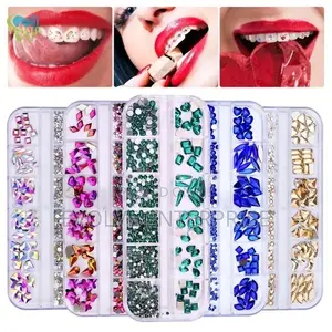 12-Grid Dental Tooth Gems