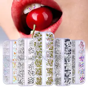 12-Grid Dental Tooth Gems