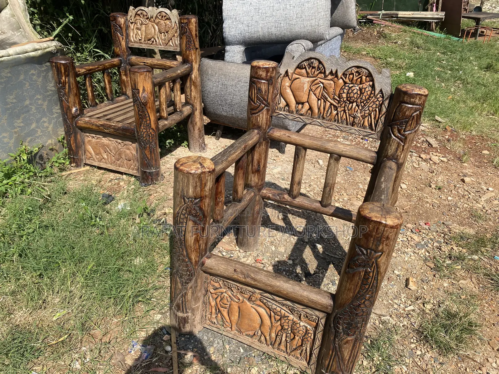 Eucalyptus Craft Seats 100% Dry Treated Wood Preservative