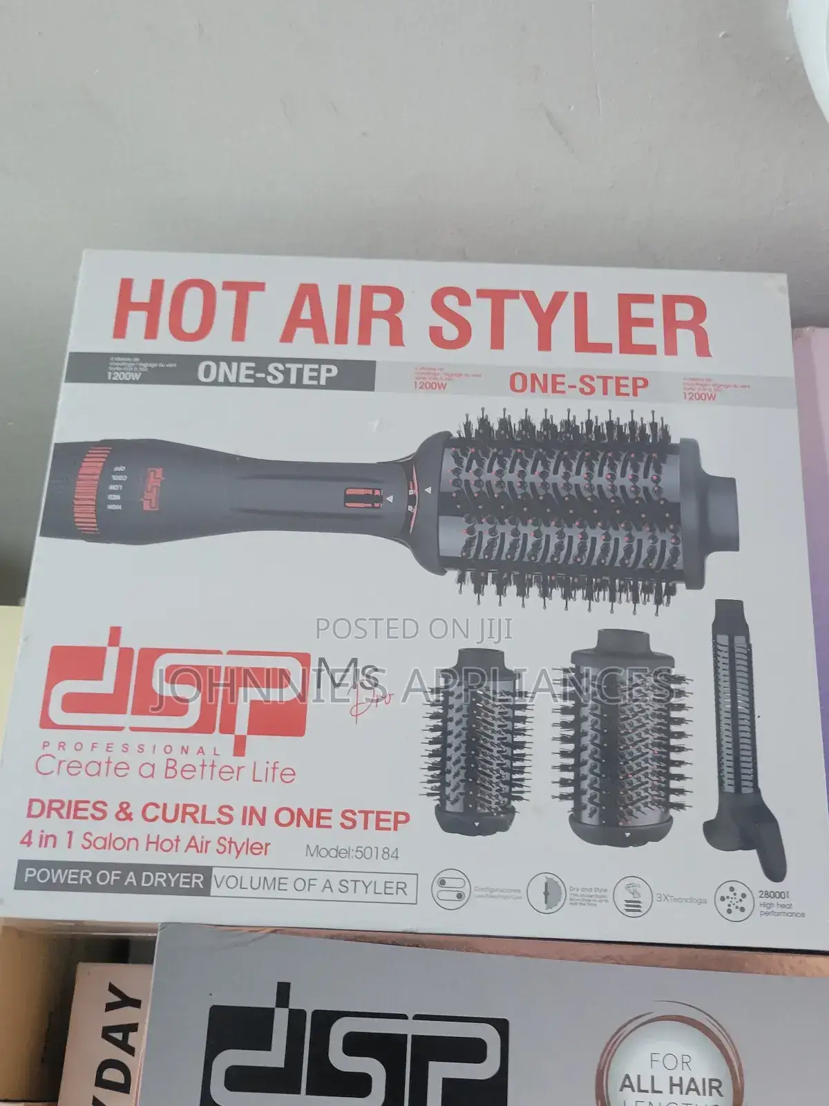 DSP Hot Air Style Dries and Curl 4in1 Combo