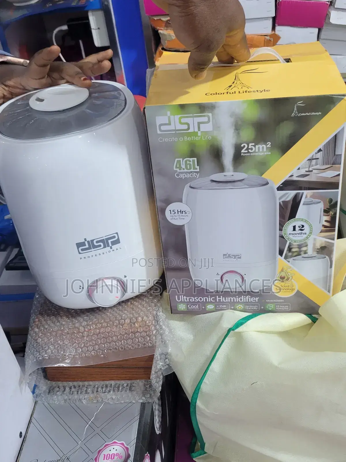 DSP Electric Ultrasonic Humidifier 4.5L Capacity