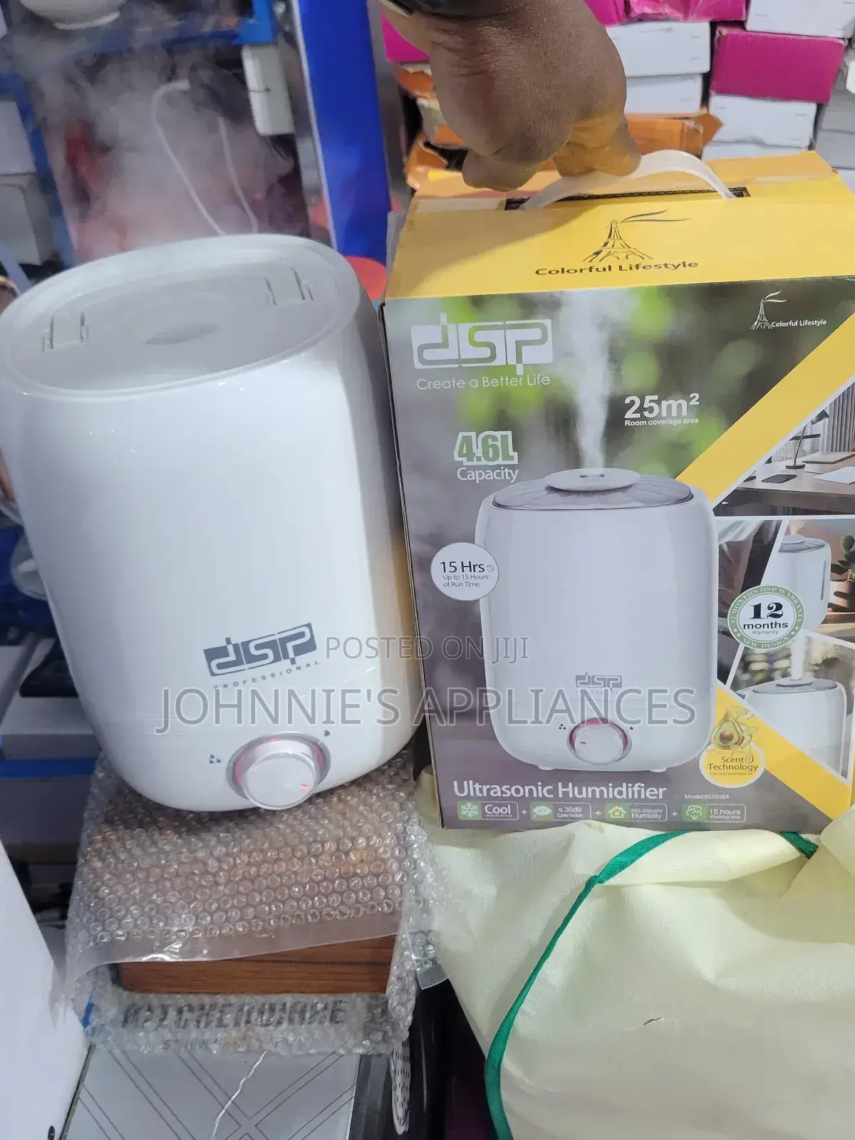 DSP Electric Ultrasonic Humidifier 4.5L Capacity