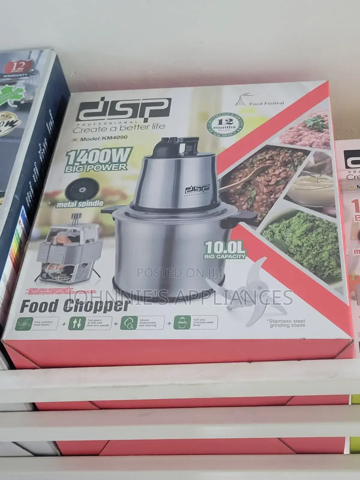 DSP Big Power Electric Food Chopper 10L Capacity