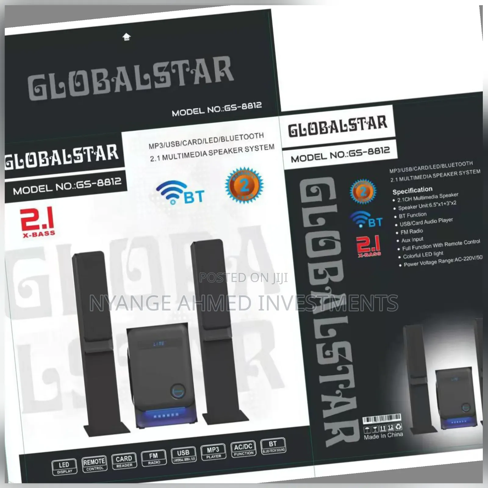 Global Star Woofer and Sound System.
