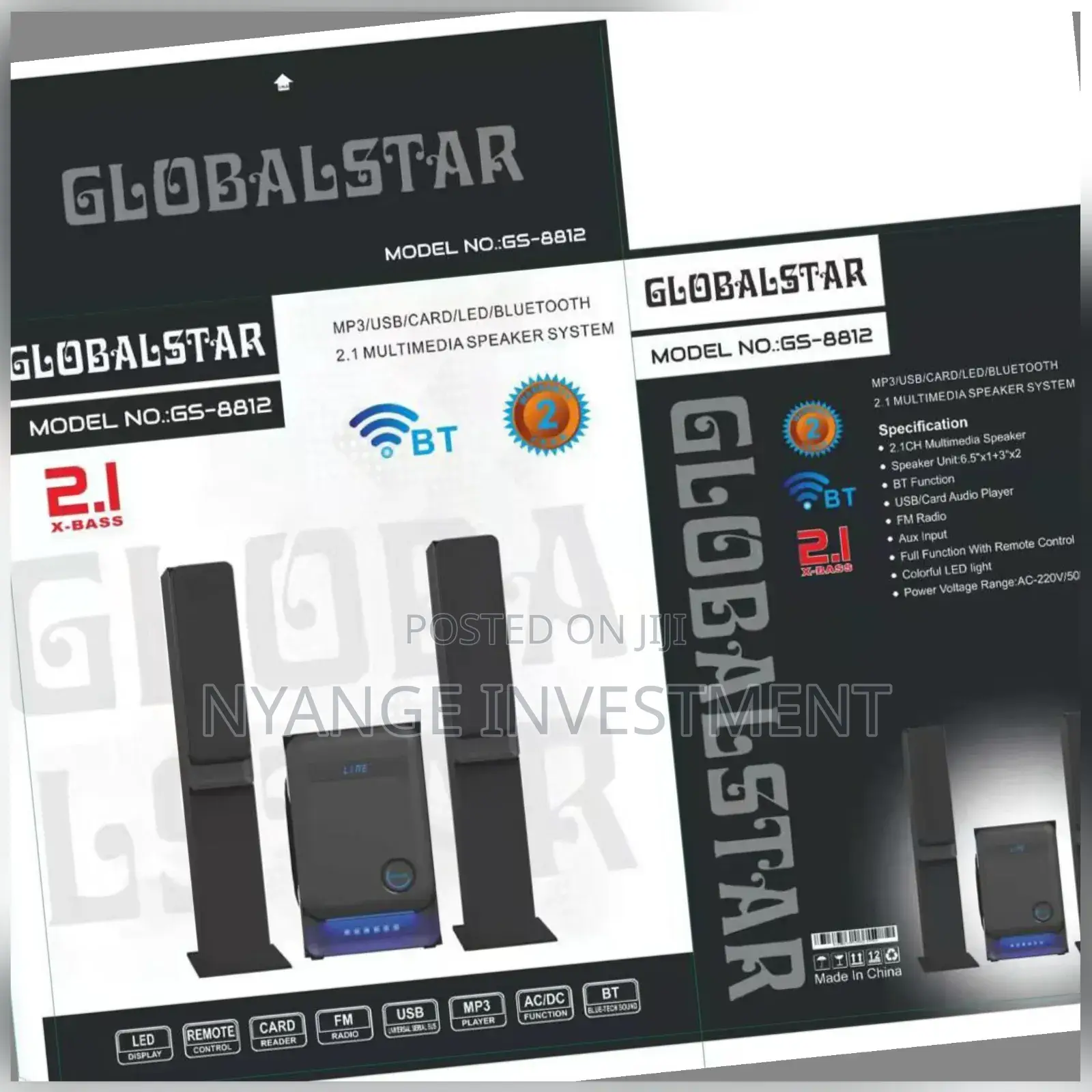 Global Star Woofer and Sound System.