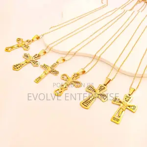 Christian Jesus Cross Necklace for Women Men