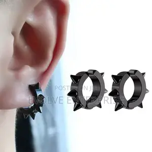 Stainless Steel Magnetic Stud Earrings