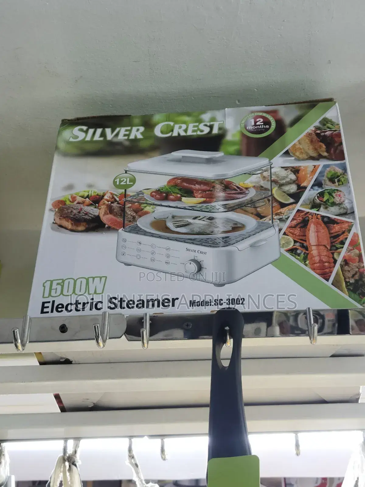 Silver Crest Electric Food Steamer 2tier S