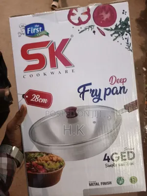 Stainless Steel Deep Fry Pan With Cover