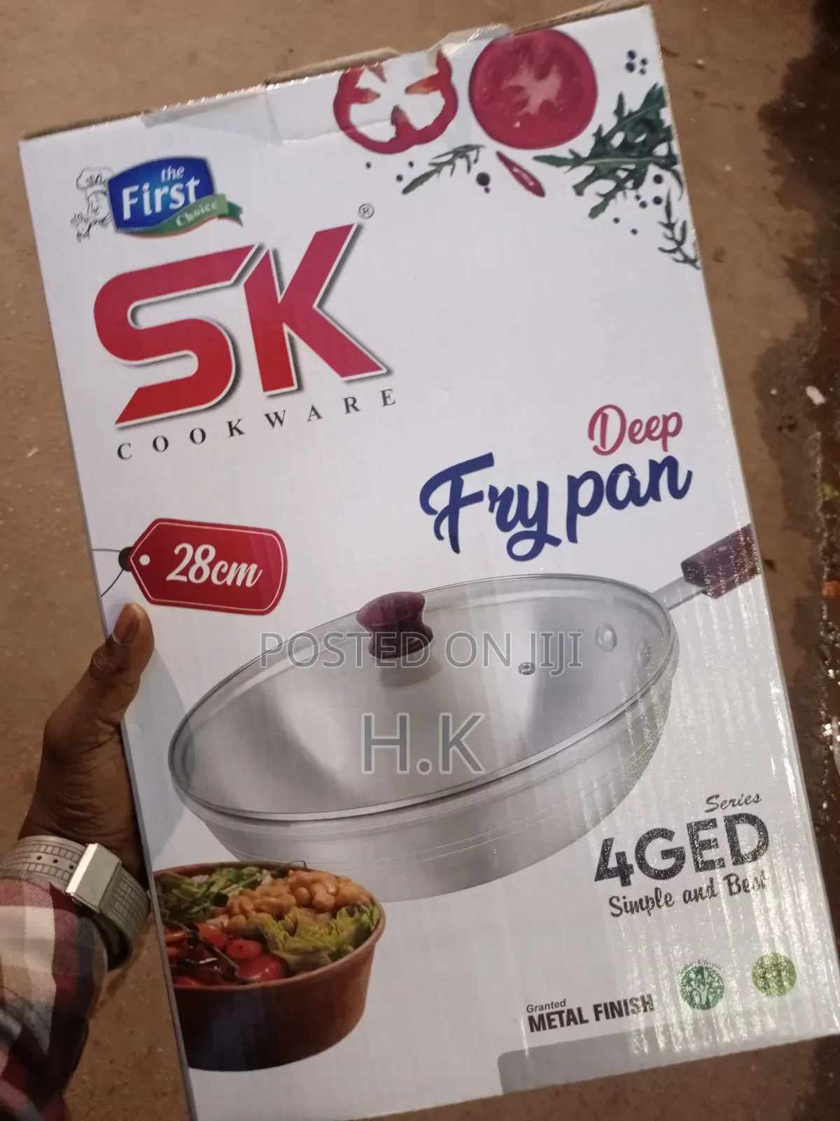 Stainless Steel Deep Fry Pan With Cover