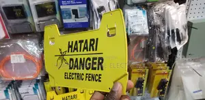 Electric Fence Warning Sign.