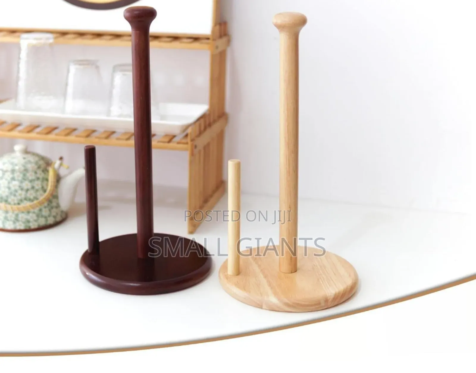 Wooden Kitchen Tissue Roll Holder
