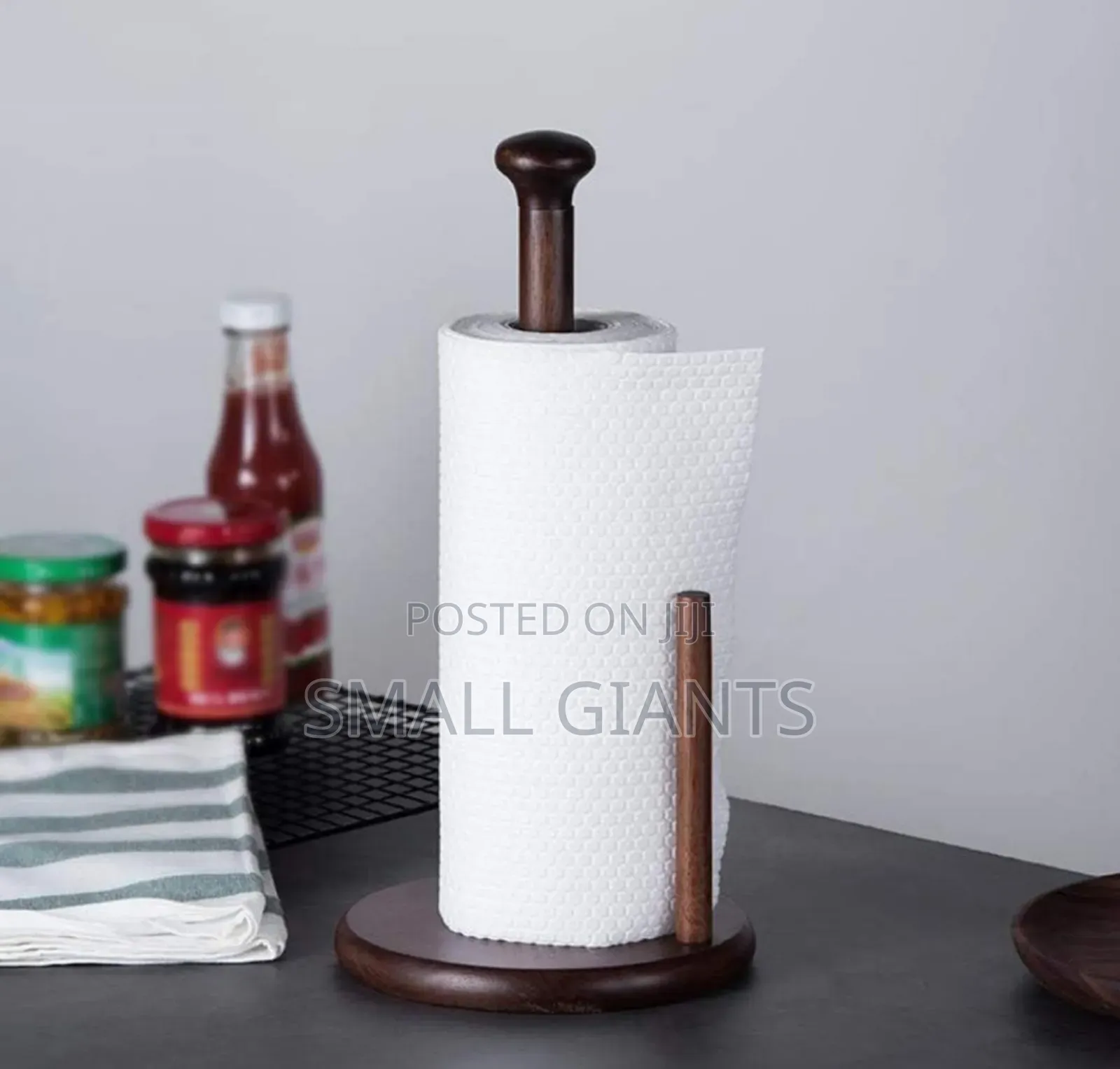 Wooden Kitchen Tissue Roll Holder